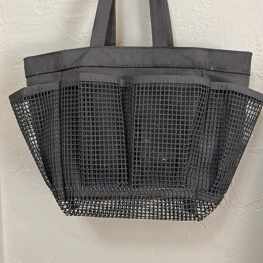 Grey Mesh Light Weight Shower
Essentials Tote # 116 E
